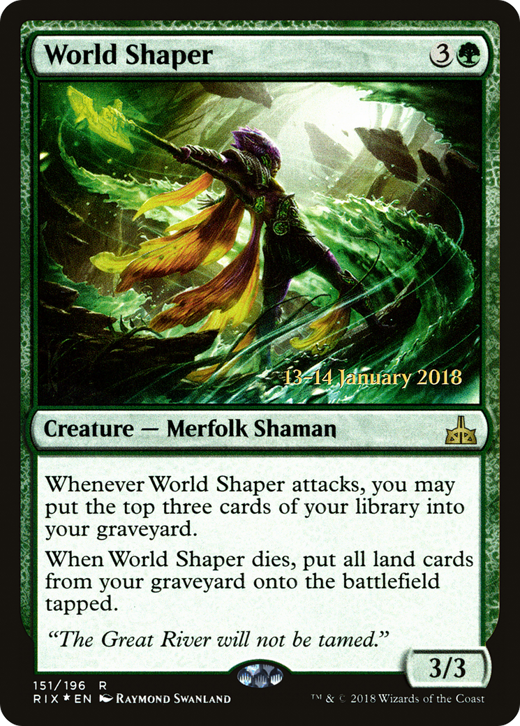 World Shaper (PRE-151S) [Rivals of Ixalan Promos] Foil