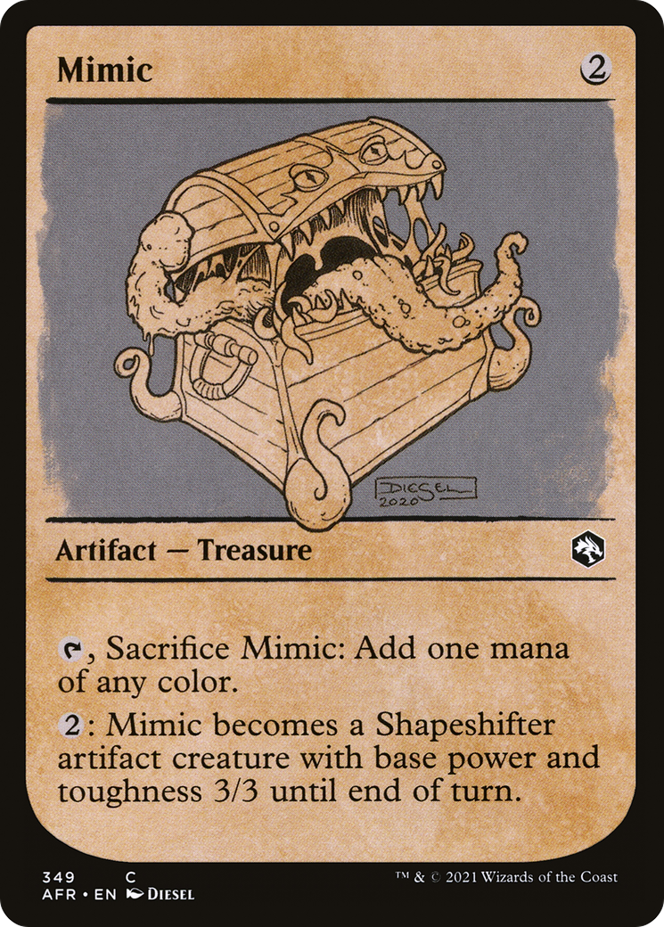 Mimic (Showcase) (AFR-349) [Adventures in the Forgotten Realms] Foil