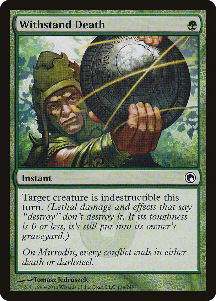 Withstand Death (SOM-134) [Scars of Mirrodin] Foil