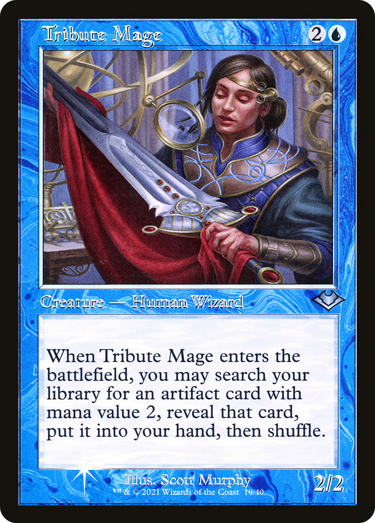 Tribute Mage (Retro Frame) (MH1-010) [Modern Horizons 1 Timeshifts] Foil