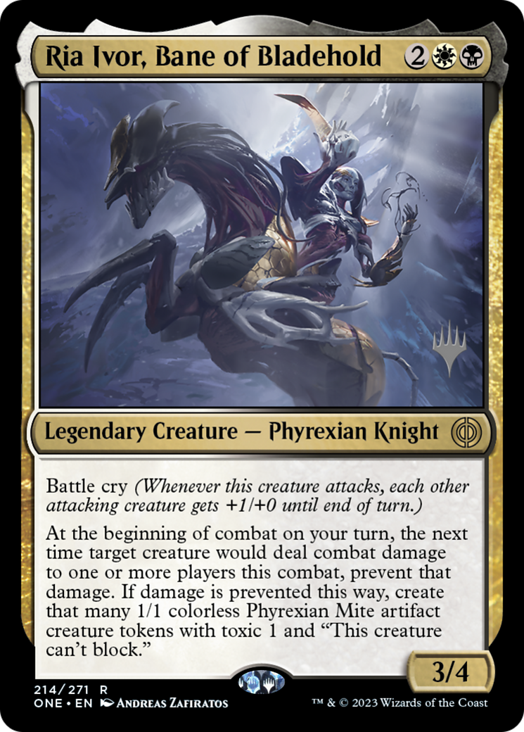 Ria Ivor, Bane of Bladehold (PPONE-214P) [Phyrexia: All Will Be One Promos]
