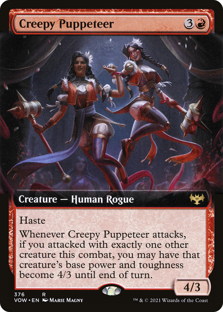 Creepy Puppeteer (VOW-376) [Innistrad: Crimson Vow]: (Extended Art)