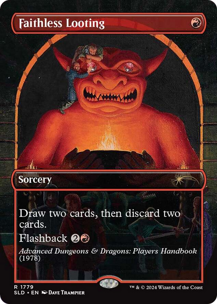 Faithless Looting (SLD-1779) [Secret Lair Drop] (Borderless)