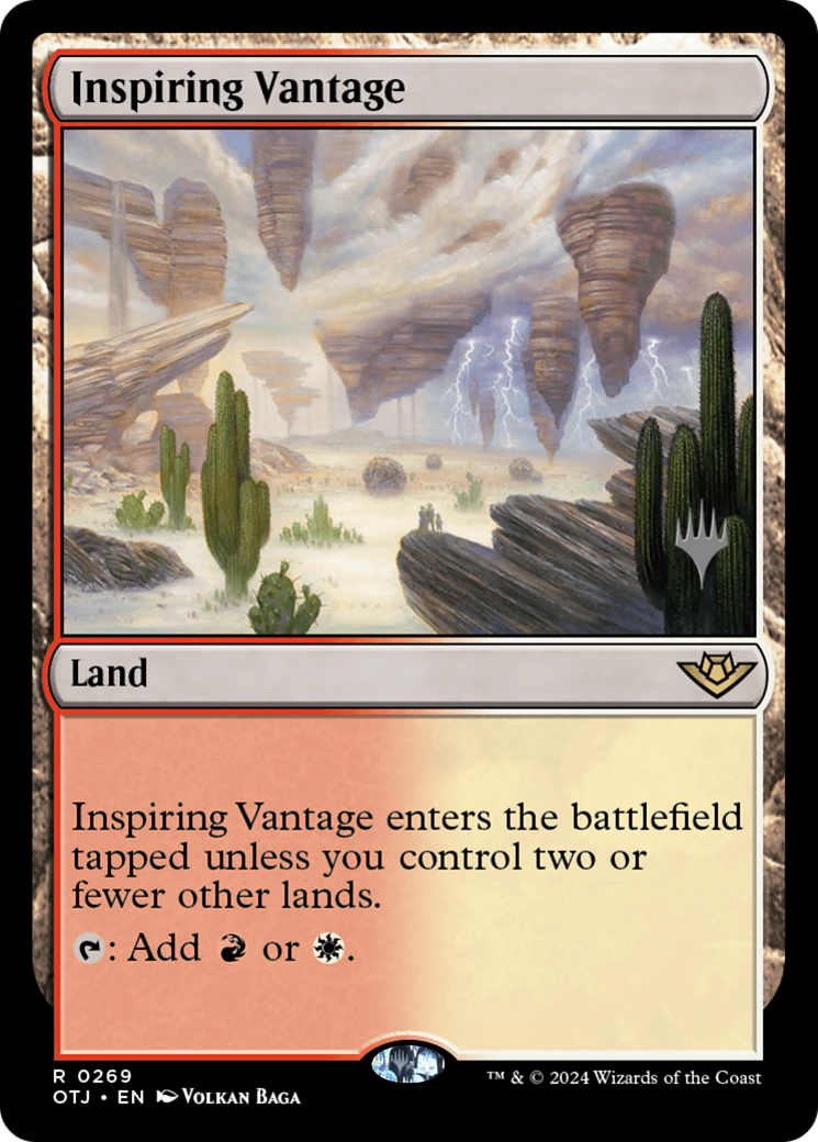 Inspiring Vantage (PPOTJ-269P) [Outlaws of Thunder Junction Promos]