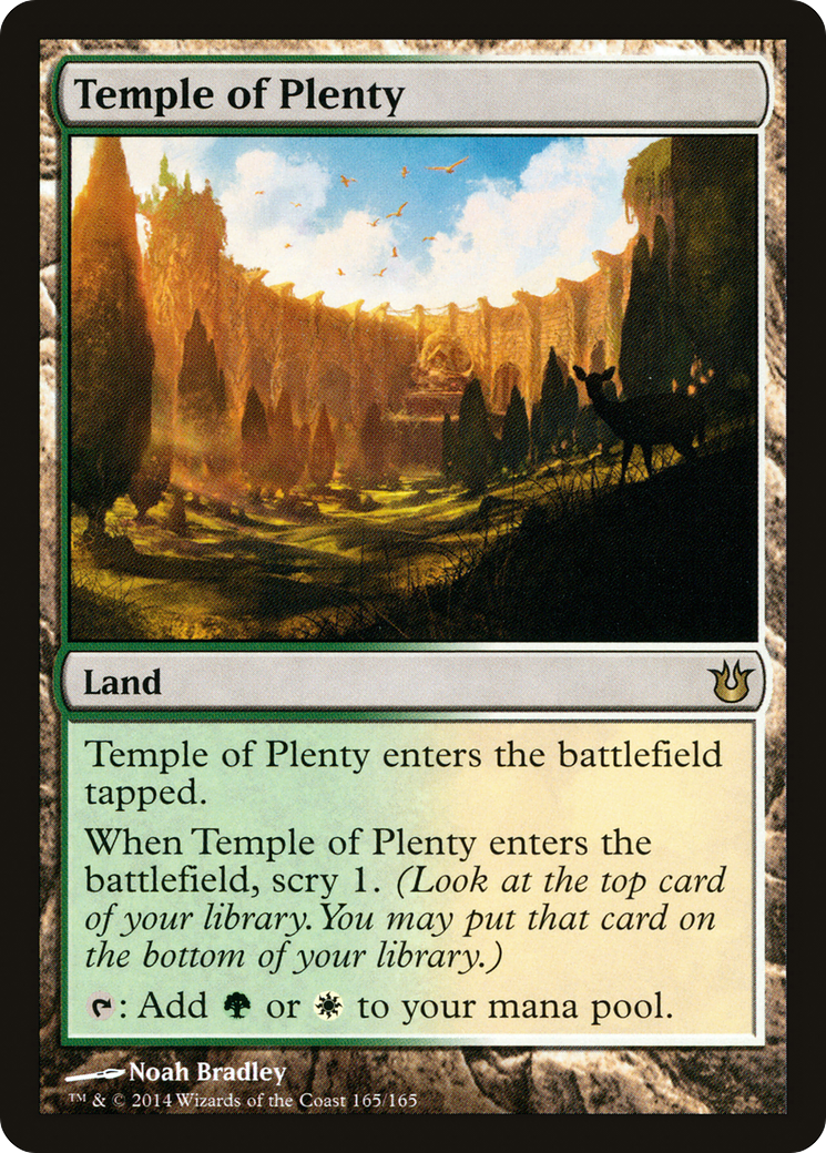 Temple of Plenty (BNG-165) [Born of the Gods]