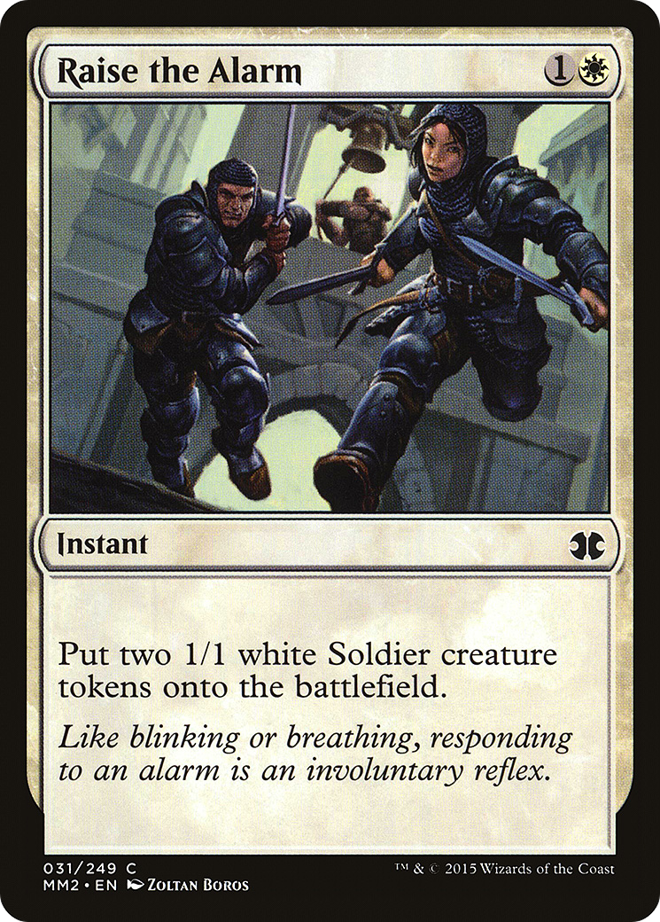 Raise the Alarm (MM2-031) [Modern Masters 2015] Foil