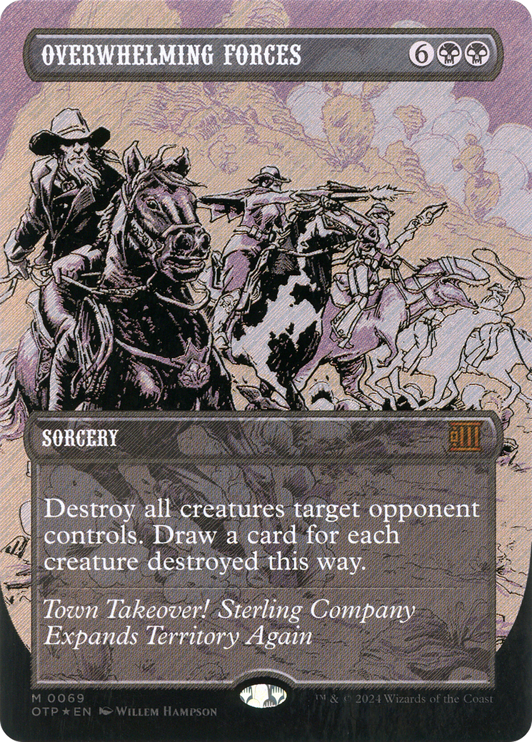 Overwhelming Forces (OTP-069) [Breaking News] (Borderless) Foil