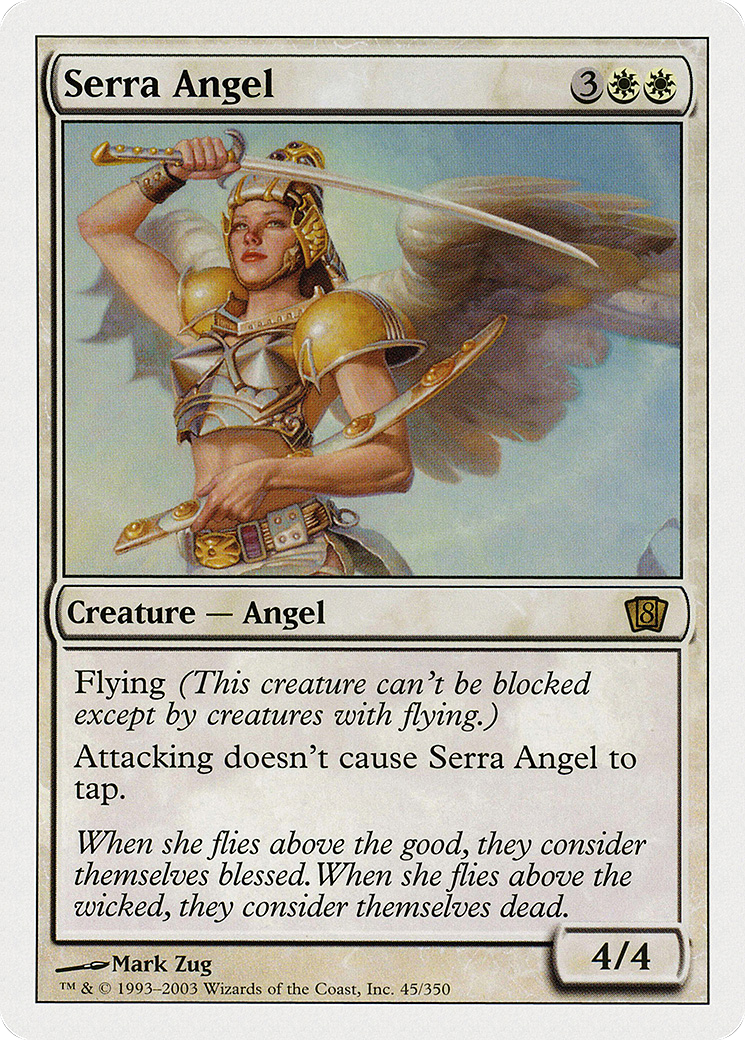 Serra Angel (8ED-045) [8th Edition]