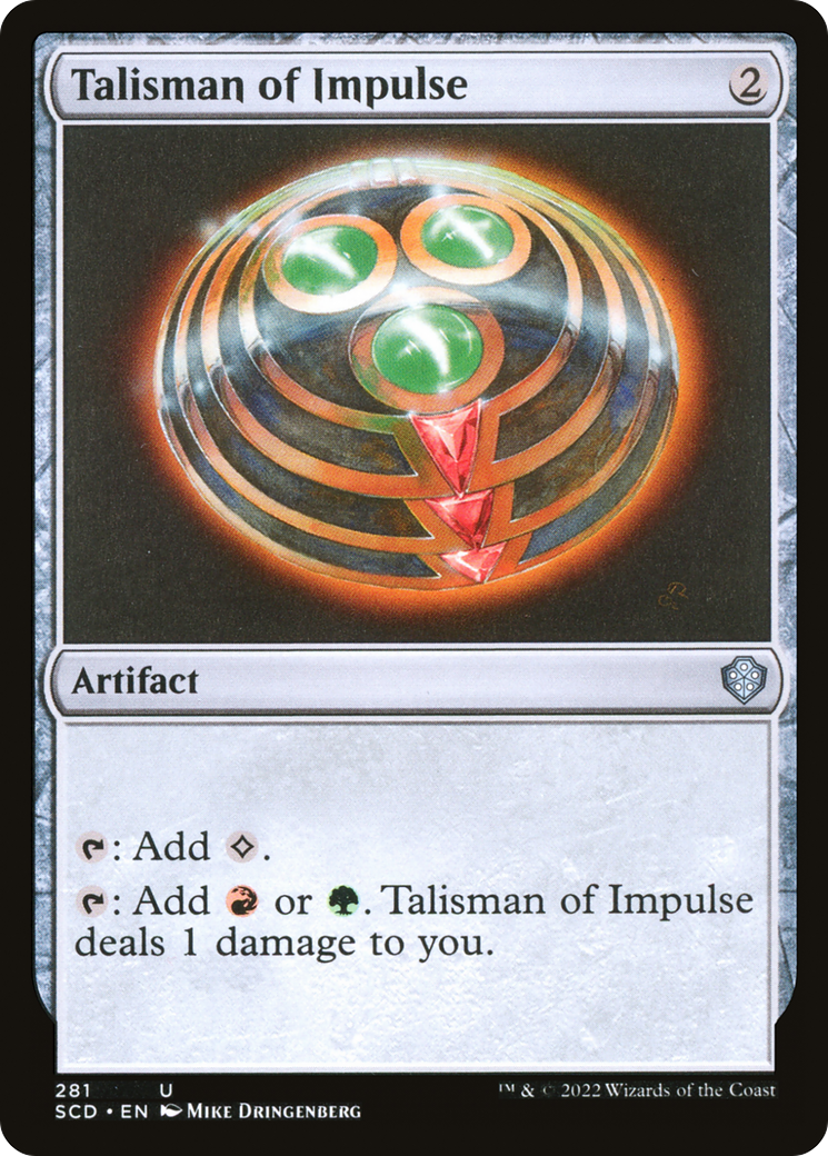 Talisman of Impulse (SCD-281) [Starter Commander Decks]