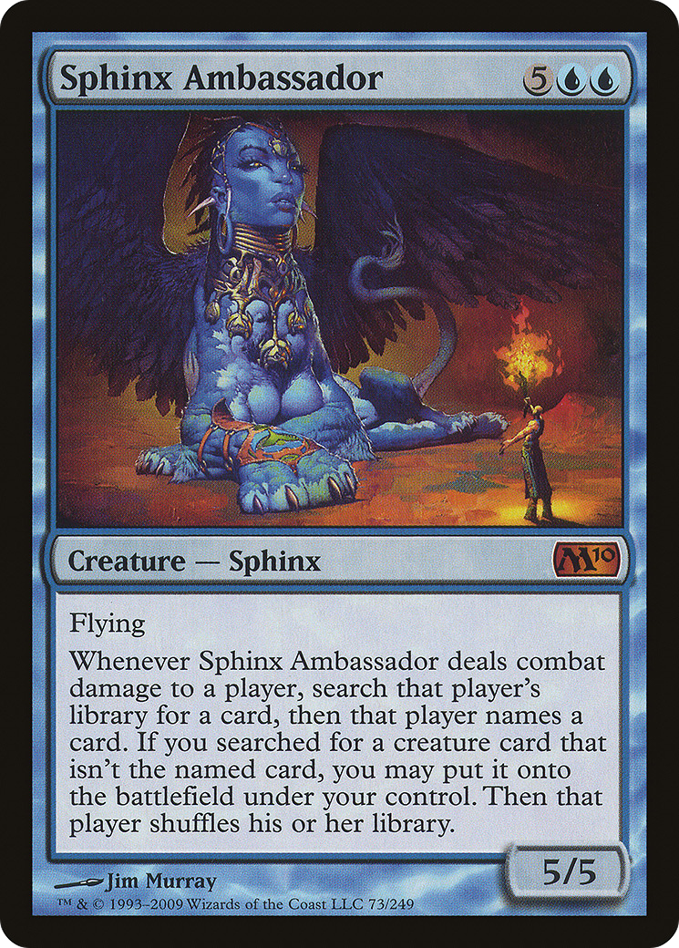 Sphinx Ambassador (M10-073) [Magic 2010] Foil