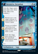 Inventive Iteration // Living Breakthrough (NEO-057) [Kamigawa: Neon Dynasty]: (fandfc, enchantment) Foil