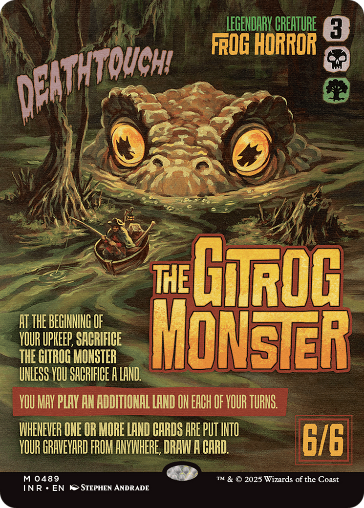 The Gitrog Monster (INR-489) [Innistrad Remastered]: (Showcase) (Borderless)