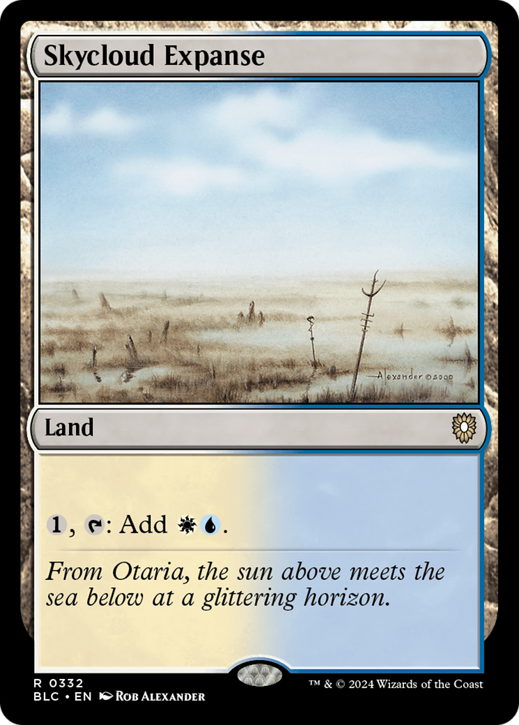 Skycloud Expanse (BLC-332) [Bloomburrow Commander]