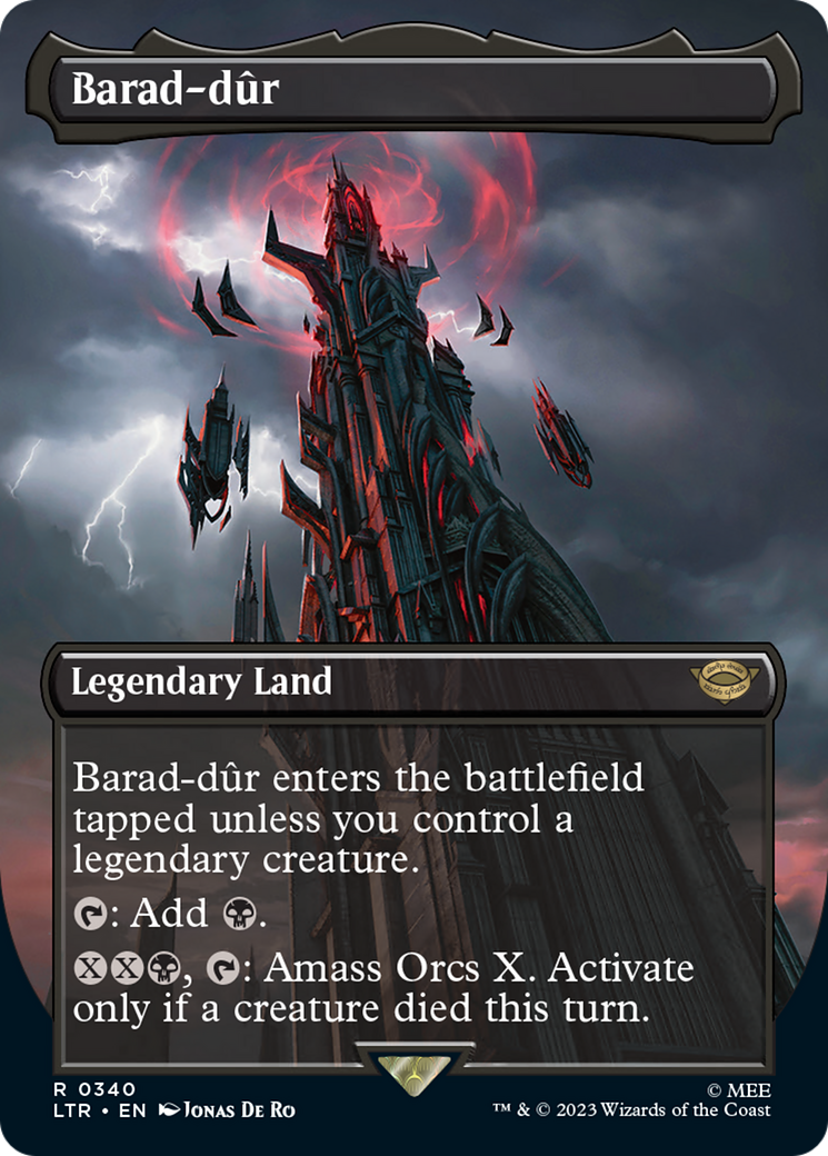 Barad-dûr (LTR-340) [The Lord of the Rings: Tales of Middle-earth] (Borderless)
