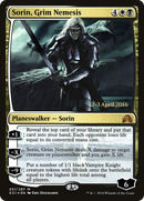 Sorin, Grim Nemesis (PRE-251S) [Shadows over Innistrad Promos] Foil
