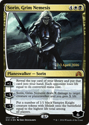 Sorin, Grim Nemesis (PRE-251S) [Shadows over Innistrad Promos] Foil