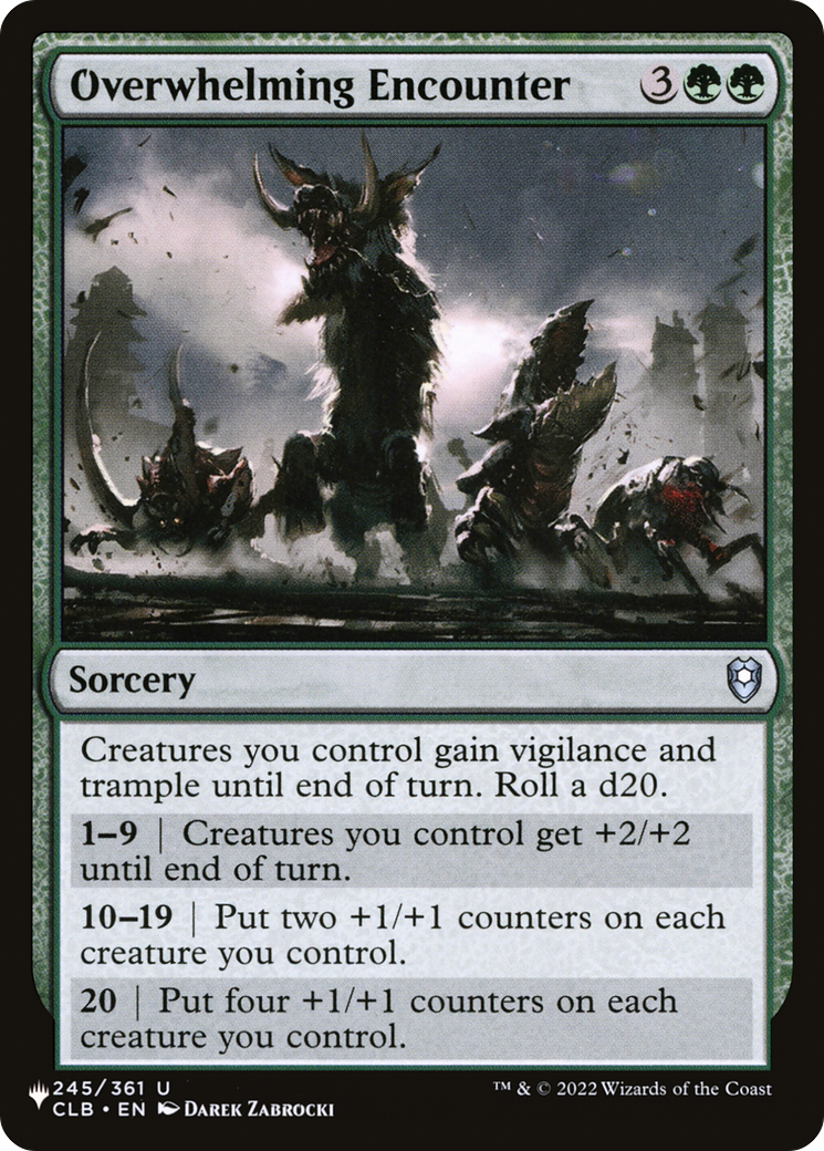 Overwhelming Encounter (LIST-CLB-245) [The List]
