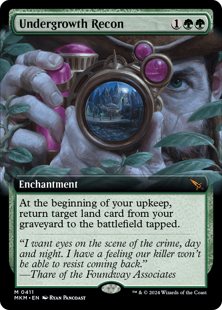 Undergrowth Recon (MKM-411) [Murders at Karlov Manor]: (Extended Art) Foil