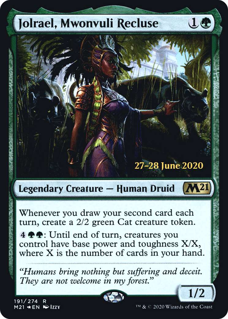 Jolrael, Mwonvuli Recluse (PRE-191S) [Core Set 2021 Promos] Foil