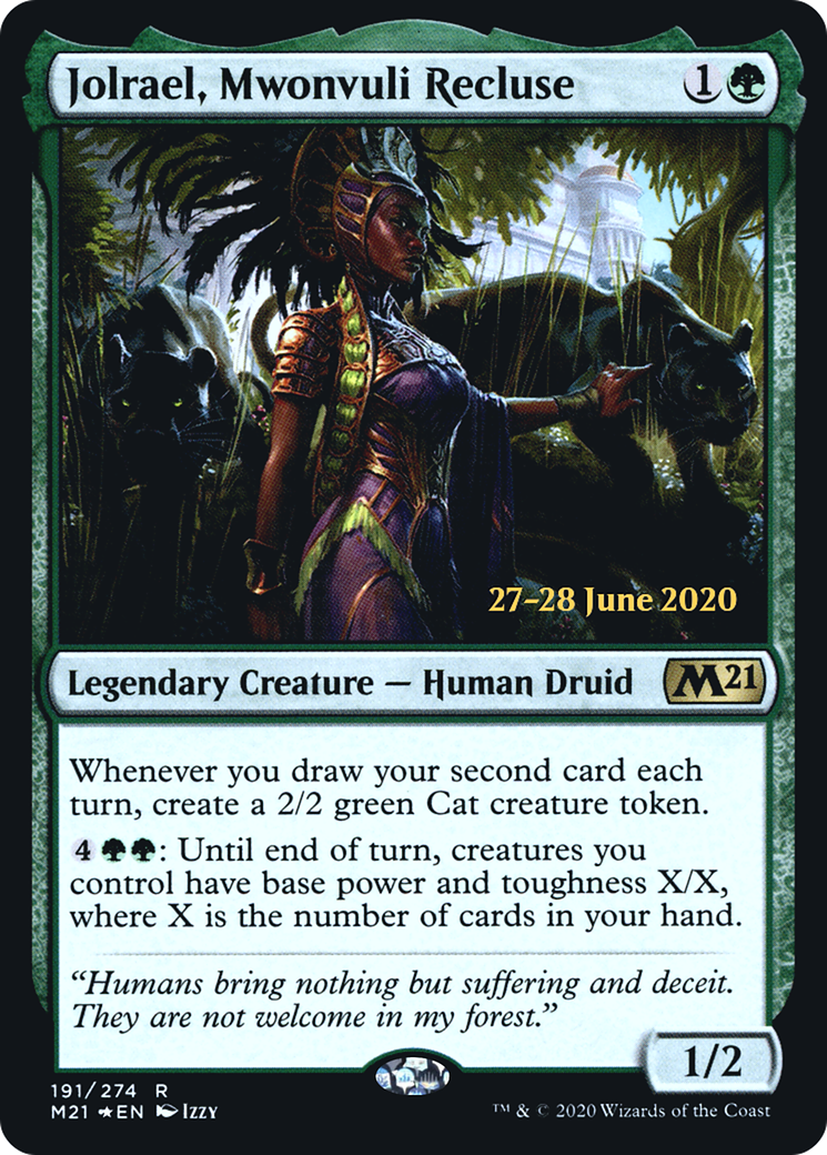 Jolrael, Mwonvuli Recluse (PRE-191S) [Core Set 2021 Promos] Foil