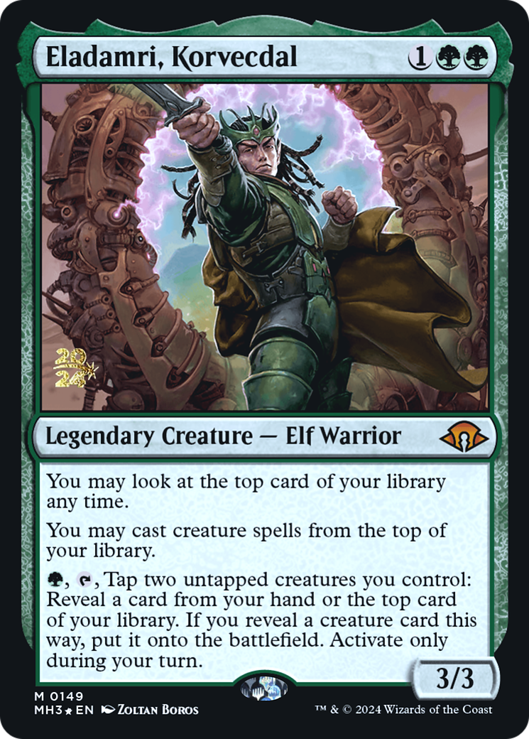 Eladamri, Korvecdal (PRE-149S) [Modern Horizons 3 Promos] Foil