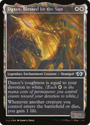 Daxos, Blessed by the Sun (MUL-132) [Multiverse Legends]: (Showcase, enchantment) Foil