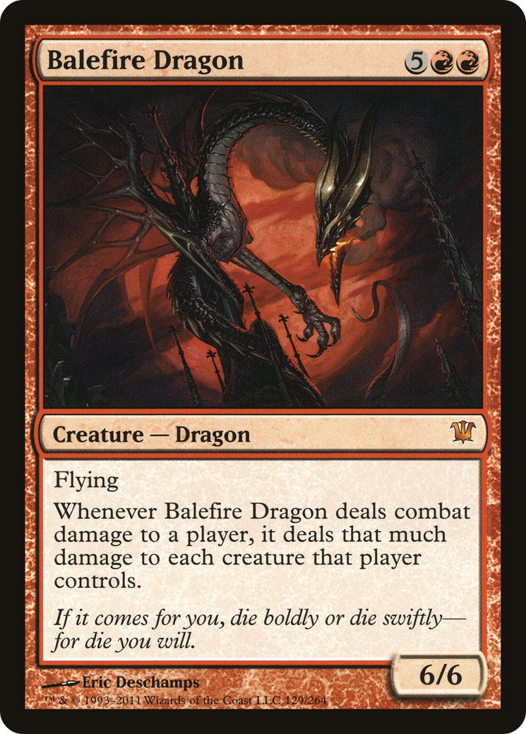 Balefire Dragon (ISD-129) [Innistrad]