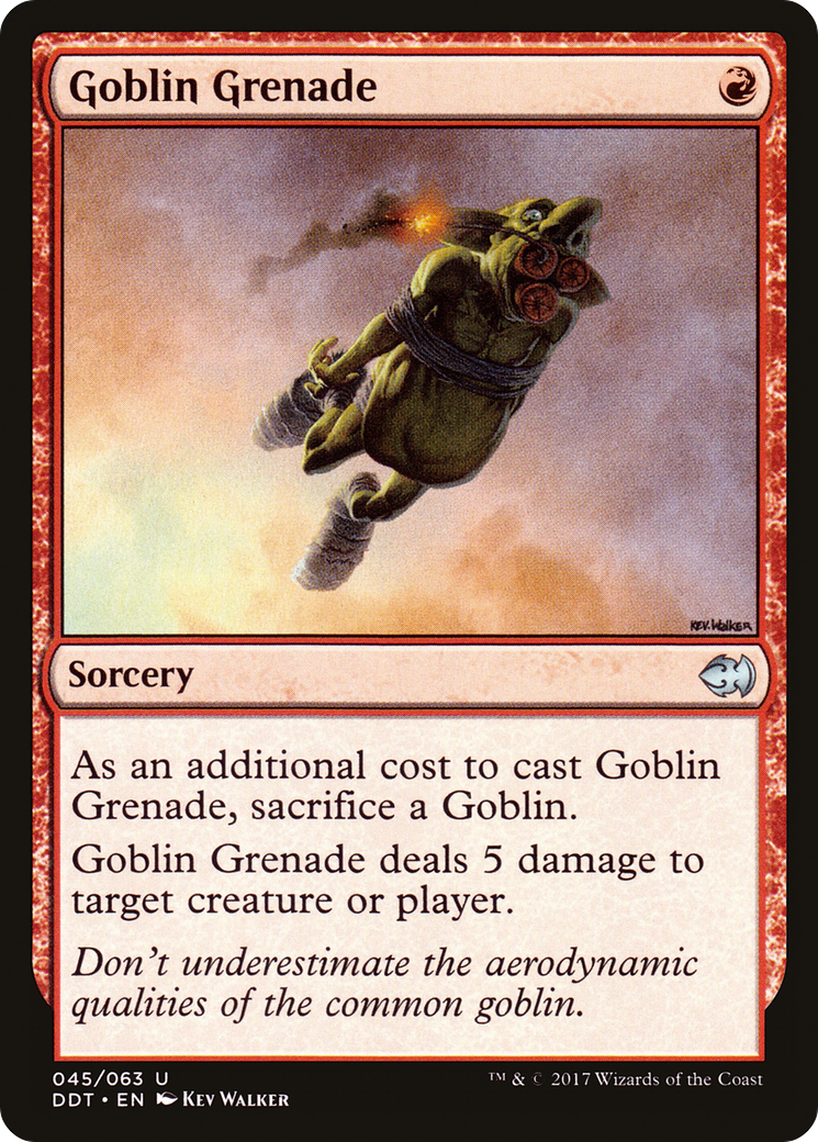 Goblin Grenade (DDT-045) [Duel Decks: Merfolk vs. Goblins]