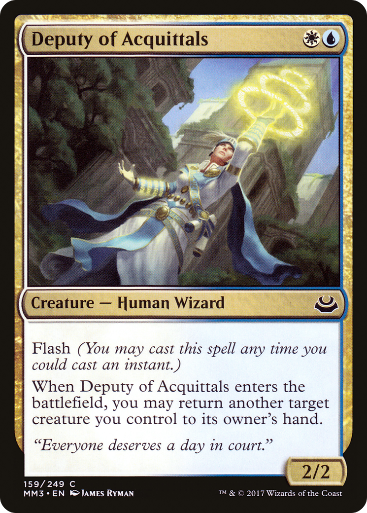 Deputy of Acquittals (MM3-159) [Modern Masters 2017] Foil