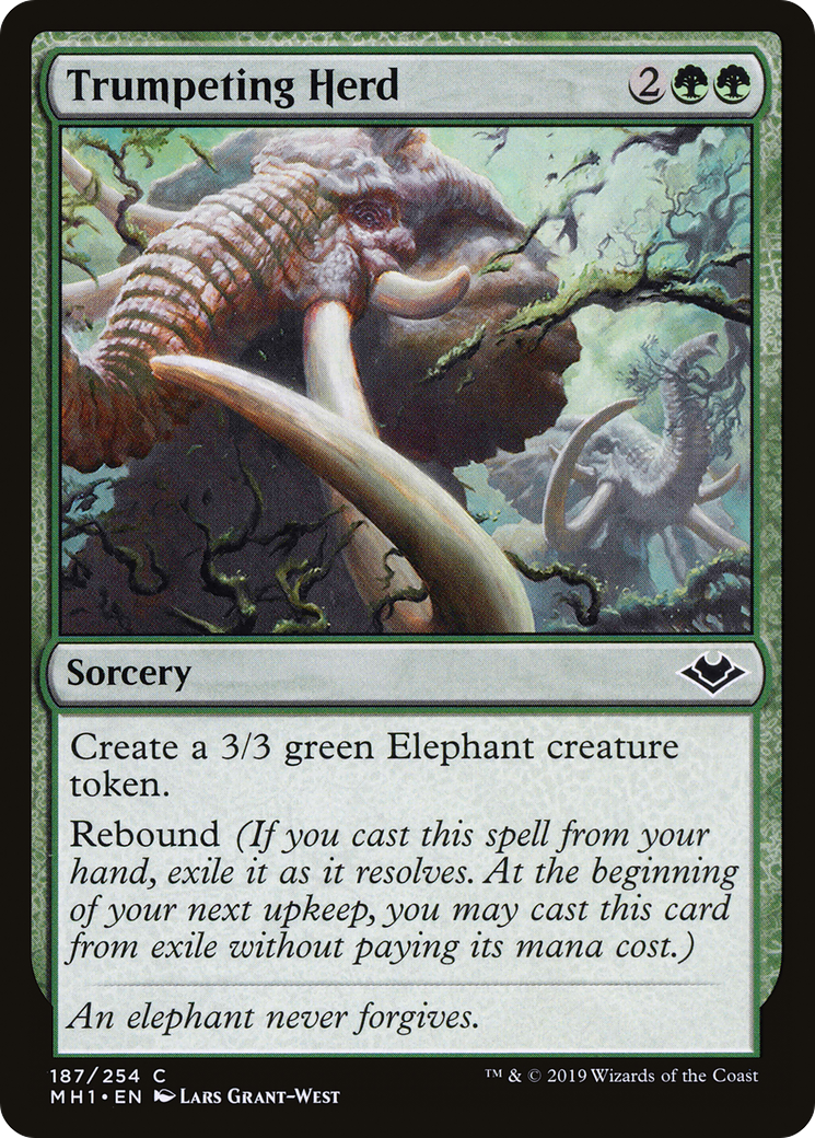 Trumpeting Herd (MH1-187) [Modern Horizons]