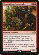 Siege-Gang Commander (DD3-032) [Duel Decks Anthology: Elves vs. Goblins] Foil