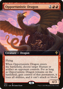 Opportunistic Dragon (Extended Art) (ELD-364) [Throne of Eldraine]