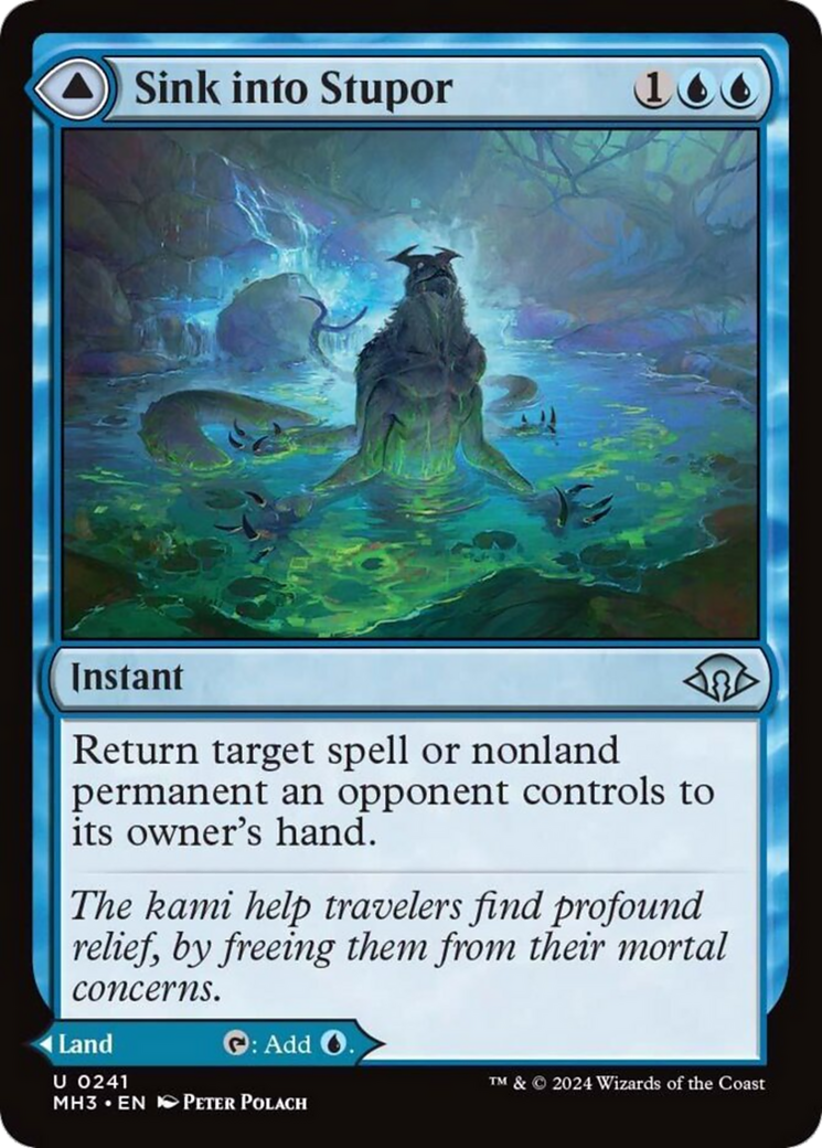 Sink into Stupor // Soporific Springs (MH3-241) [Modern Horizons 3] Foil