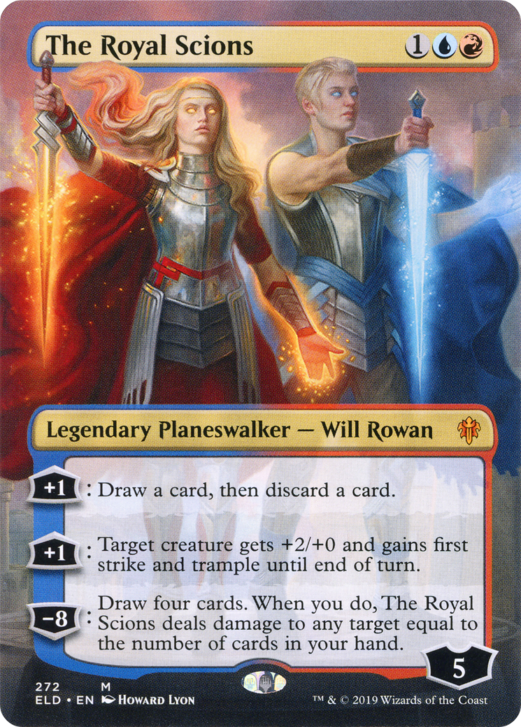 The Royal Scions (Borderless) (ELD-272) (Borderless) [Throne of Eldraine]