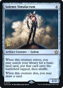 Solemn Simulacrum (PRE-257S) [Foundations Promos] Foil