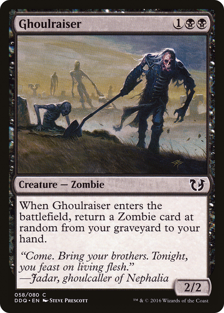 Ghoulraiser (DDQ-058) [Duel Decks: Blessed vs. Cursed]