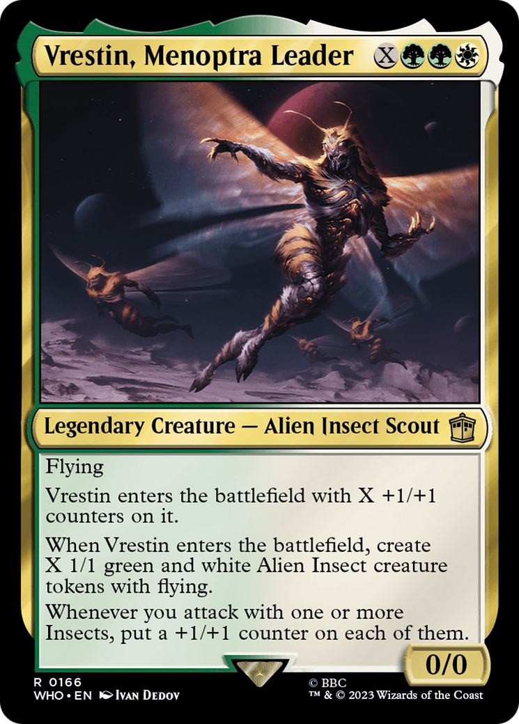 Vrestin, Menoptra Leader (WHO-166) [Doctor Who] Foil
