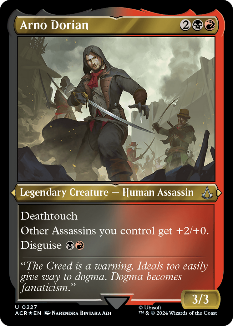 Arno Dorian (ACR-227) [Assassin's Creed] Etched Foil