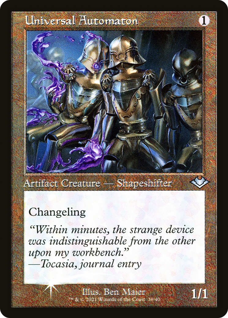 Universal Automaton (MH1-038) [Modern Horizons 1 Timeshifts] Foil
