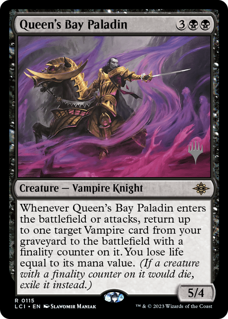 Queen's Bay Paladin (PPLCI-115) [Promo Pack: The Lost Caverns of Ixalan Promos]