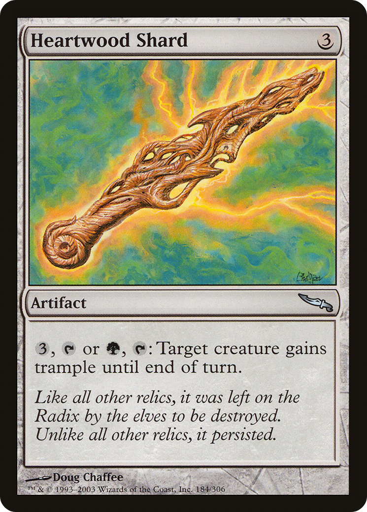 Heartwood Shard (MRD-184) [Mirrodin]