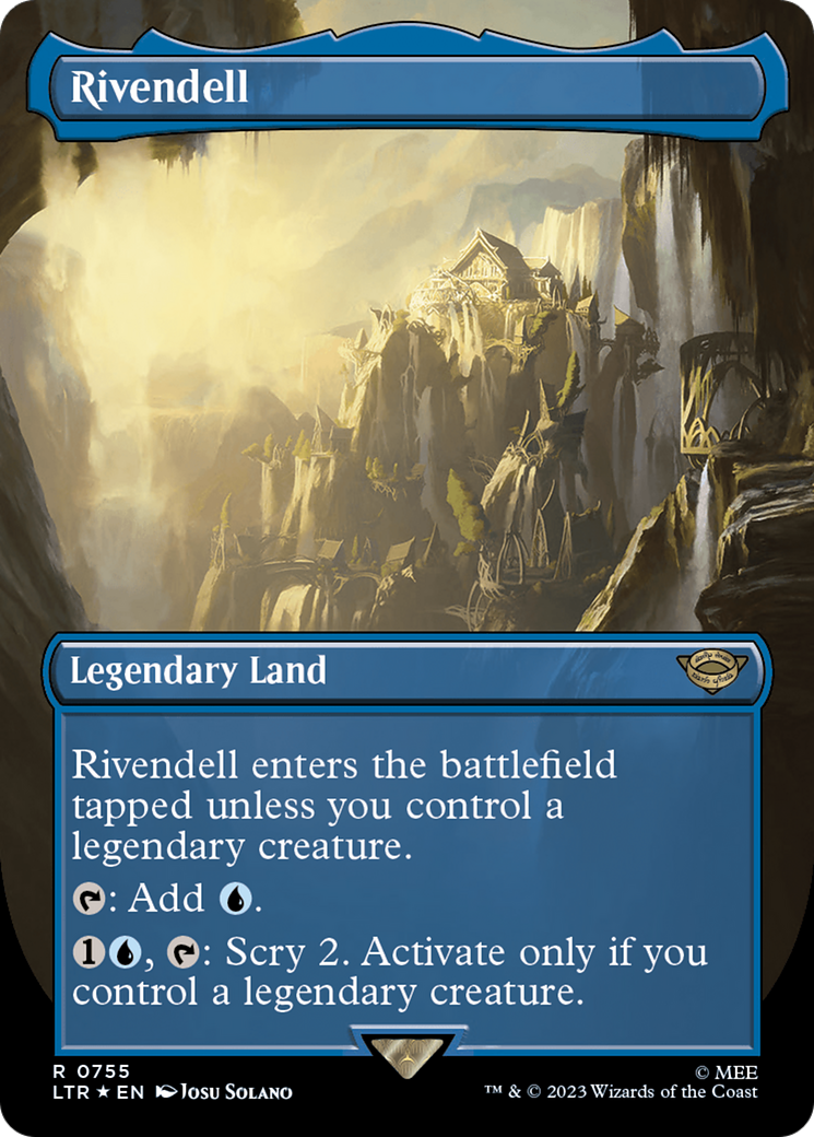 Rivendell (LTR-755) [The Lord of the Rings: Tales of Middle-earth] (Borderless) Foil