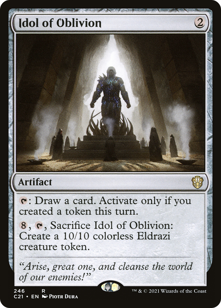 Idol of Oblivion (C21-246) [Commander 2021]