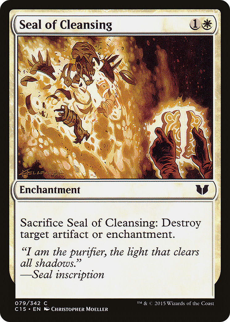 Seal of Cleansing (C15-079) [Commander 2015]