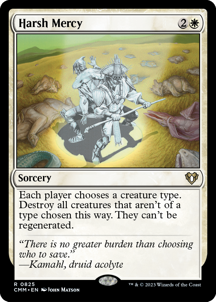 Harsh Mercy (CMM-825) [Commander Masters]