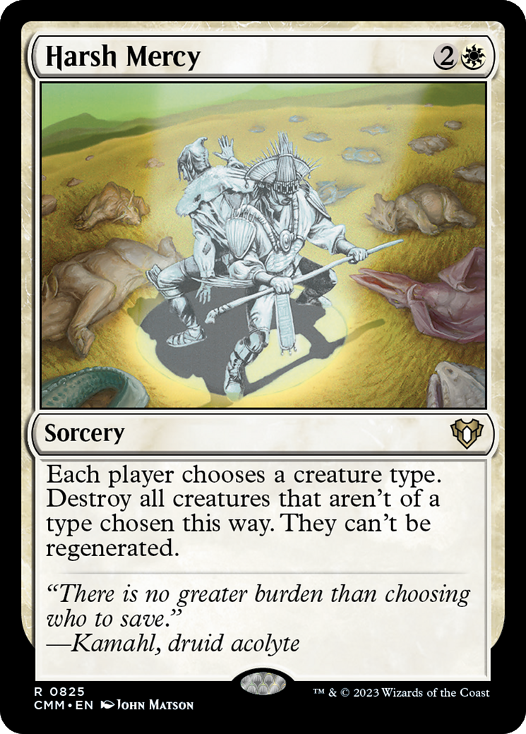 Harsh Mercy (CMM-825) [Commander Masters]