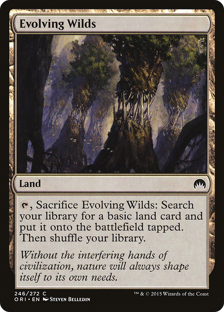 Evolving Wilds (ORI-246) [Magic Origins]