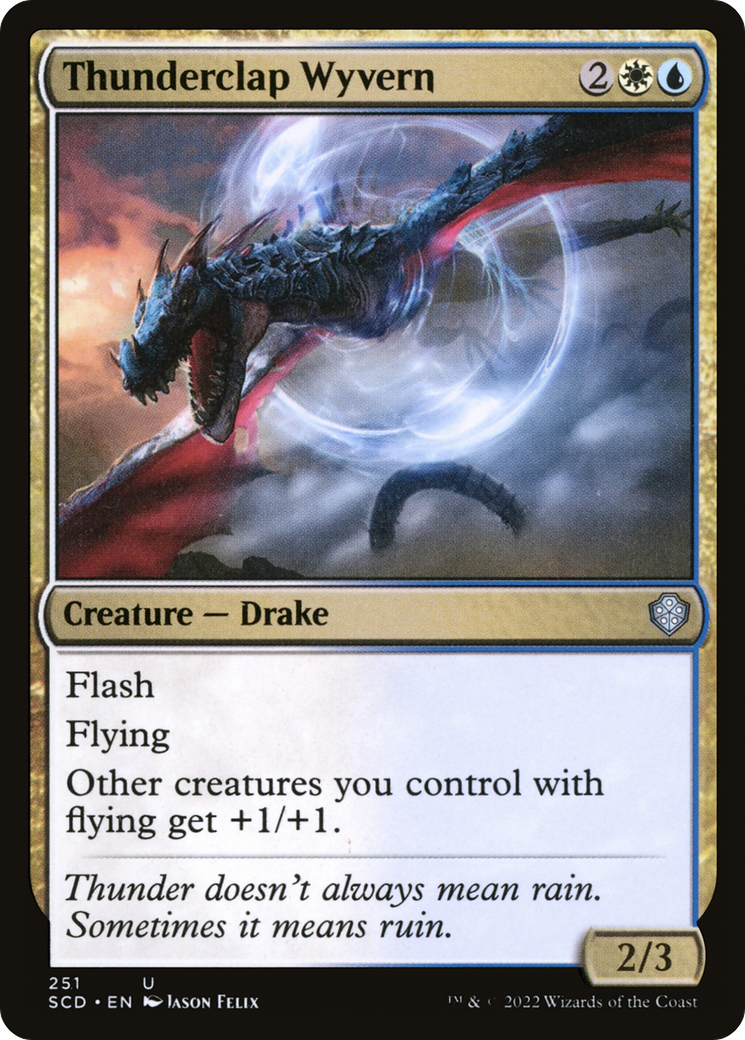 Thunderclap Wyvern (SCD-251) [Starter Commander Decks]