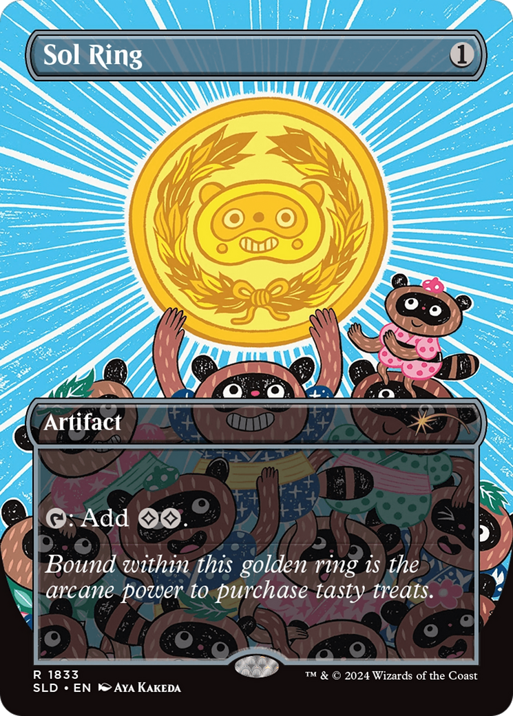 Sol Ring (SLD-1833) [Secret Lair Drop] (Borderless) Foil