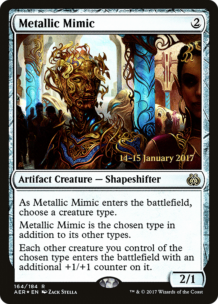 Metallic Mimic (PRE-164S) [Aether Revolt Promos] Foil